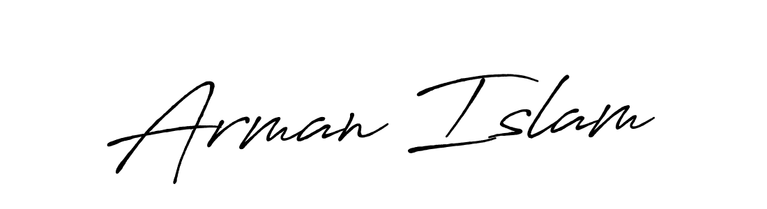 Make a beautiful signature design for name Arman Islam. Use this online signature maker to create a handwritten signature for free. Arman Islam signature style 7 images and pictures png