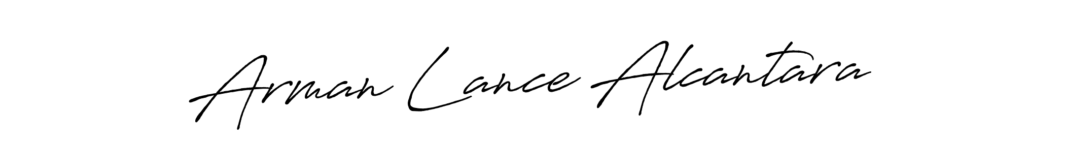 It looks lik you need a new signature style for name Arman Lance Alcantara. Design unique handwritten (Antro_Vectra_Bolder) signature with our free signature maker in just a few clicks. Arman Lance Alcantara signature style 7 images and pictures png