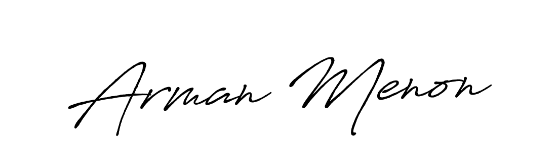 This is the best signature style for the Arman Menon name. Also you like these signature font (Antro_Vectra_Bolder). Mix name signature. Arman Menon signature style 7 images and pictures png