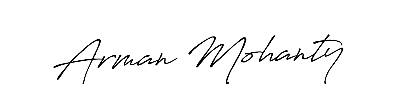 Once you've used our free online signature maker to create your best signature Antro_Vectra_Bolder style, it's time to enjoy all of the benefits that Arman Mohanty name signing documents. Arman Mohanty signature style 7 images and pictures png