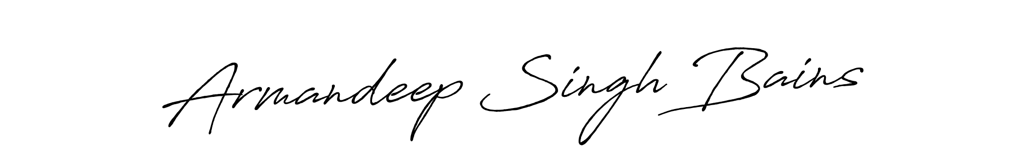 Antro_Vectra_Bolder is a professional signature style that is perfect for those who want to add a touch of class to their signature. It is also a great choice for those who want to make their signature more unique. Get Armandeep Singh Bains name to fancy signature for free. Armandeep Singh Bains signature style 7 images and pictures png