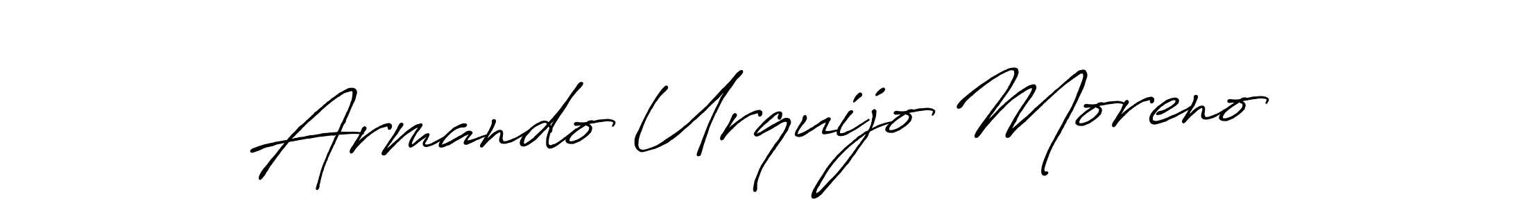 Antro_Vectra_Bolder is a professional signature style that is perfect for those who want to add a touch of class to their signature. It is also a great choice for those who want to make their signature more unique. Get Armando Urquijo Moreno name to fancy signature for free. Armando Urquijo Moreno signature style 7 images and pictures png