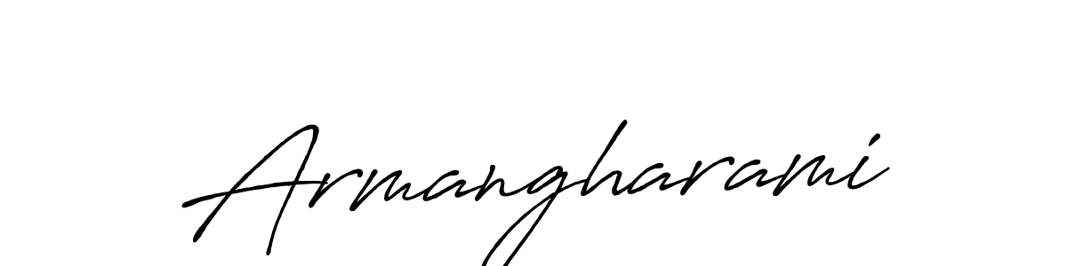 You should practise on your own different ways (Antro_Vectra_Bolder) to write your name (Armangharami) in signature. don't let someone else do it for you. Armangharami signature style 7 images and pictures png
