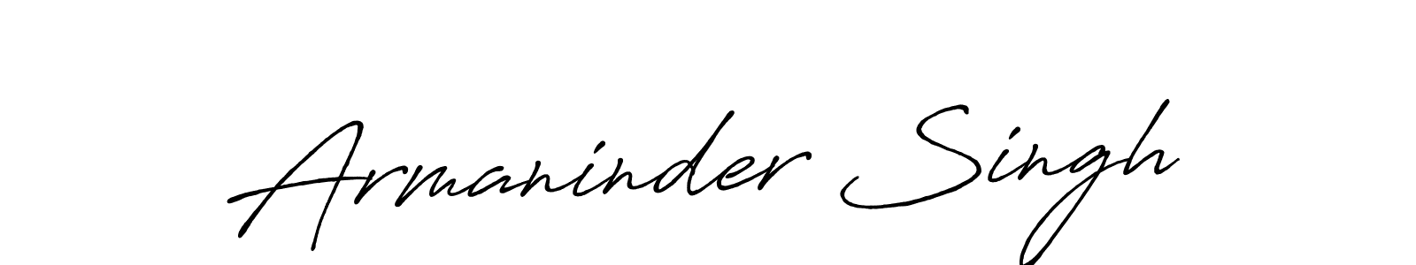 Also we have Armaninder Singh name is the best signature style. Create professional handwritten signature collection using Antro_Vectra_Bolder autograph style. Armaninder Singh signature style 7 images and pictures png
