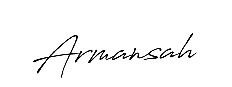 You should practise on your own different ways (Antro_Vectra_Bolder) to write your name (Armansah) in signature. don't let someone else do it for you. Armansah signature style 7 images and pictures png