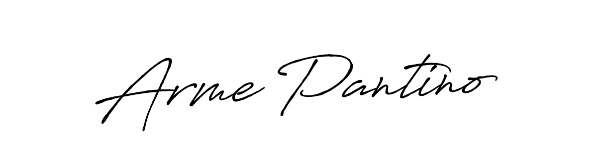 Design your own signature with our free online signature maker. With this signature software, you can create a handwritten (Antro_Vectra_Bolder) signature for name Arme Pantino. Arme Pantino signature style 7 images and pictures png