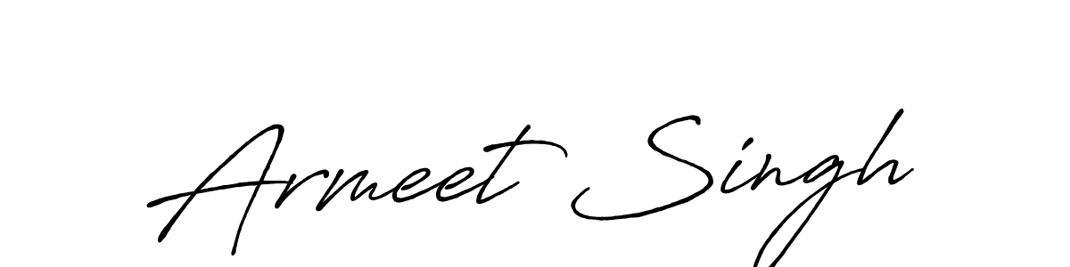 How to make Armeet Singh signature? Antro_Vectra_Bolder is a professional autograph style. Create handwritten signature for Armeet Singh name. Armeet Singh signature style 7 images and pictures png