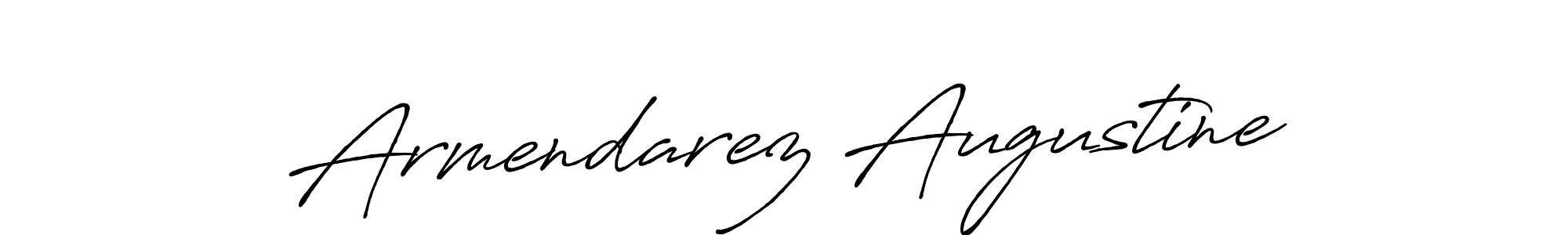 Design your own signature with our free online signature maker. With this signature software, you can create a handwritten (Antro_Vectra_Bolder) signature for name Armendarez Augustine. Armendarez Augustine signature style 7 images and pictures png