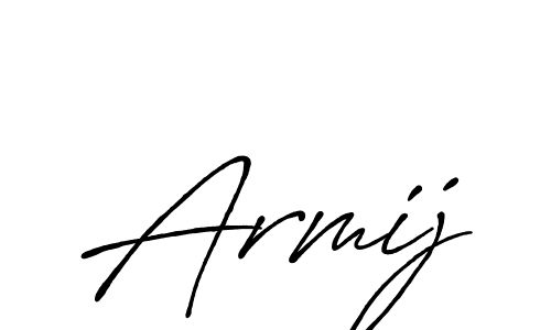How to Draw Armij signature style? Antro_Vectra_Bolder is a latest design signature styles for name Armij. Armij signature style 7 images and pictures png