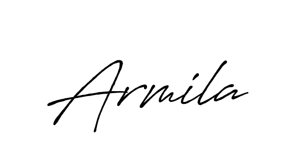 Also we have Armila name is the best signature style. Create professional handwritten signature collection using Antro_Vectra_Bolder autograph style. Armila signature style 7 images and pictures png