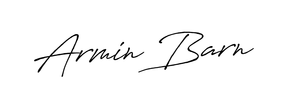 Armin Barn stylish signature style. Best Handwritten Sign (Antro_Vectra_Bolder) for my name. Handwritten Signature Collection Ideas for my name Armin Barn. Armin Barn signature style 7 images and pictures png