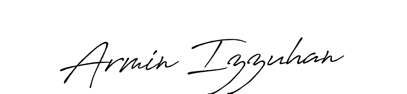 Similarly Antro_Vectra_Bolder is the best handwritten signature design. Signature creator online .You can use it as an online autograph creator for name Armin Izzuhan. Armin Izzuhan signature style 7 images and pictures png