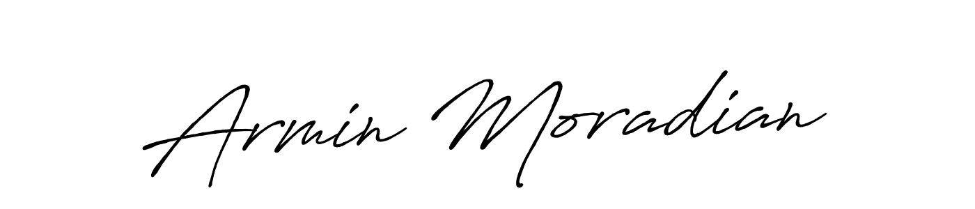 Design your own signature with our free online signature maker. With this signature software, you can create a handwritten (Antro_Vectra_Bolder) signature for name Armin Moradian. Armin Moradian signature style 7 images and pictures png