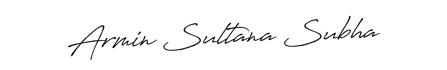 Also You can easily find your signature by using the search form. We will create Armin Sultana Subha name handwritten signature images for you free of cost using Antro_Vectra_Bolder sign style. Armin Sultana Subha signature style 7 images and pictures png