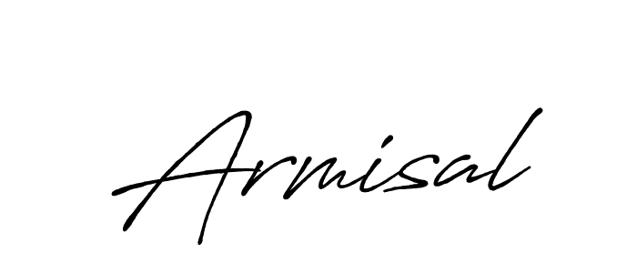 Make a beautiful signature design for name Armisal. With this signature (Antro_Vectra_Bolder) style, you can create a handwritten signature for free. Armisal signature style 7 images and pictures png