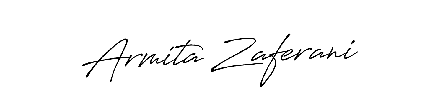 You should practise on your own different ways (Antro_Vectra_Bolder) to write your name (Armita Zaferani) in signature. don't let someone else do it for you. Armita Zaferani signature style 7 images and pictures png