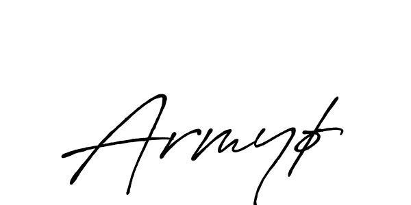 Use a signature maker to create a handwritten signature online. With this signature software, you can design (Antro_Vectra_Bolder) your own signature for name Armyø. Armyø signature style 7 images and pictures png