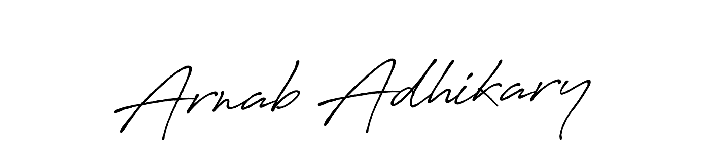 It looks lik you need a new signature style for name Arnab Adhikary. Design unique handwritten (Antro_Vectra_Bolder) signature with our free signature maker in just a few clicks. Arnab Adhikary signature style 7 images and pictures png