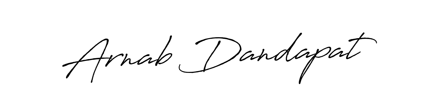 Create a beautiful signature design for name Arnab Dandapat. With this signature (Antro_Vectra_Bolder) fonts, you can make a handwritten signature for free. Arnab Dandapat signature style 7 images and pictures png
