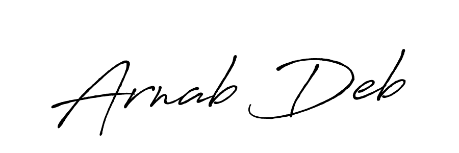 It looks lik you need a new signature style for name Arnab Deb. Design unique handwritten (Antro_Vectra_Bolder) signature with our free signature maker in just a few clicks. Arnab Deb signature style 7 images and pictures png