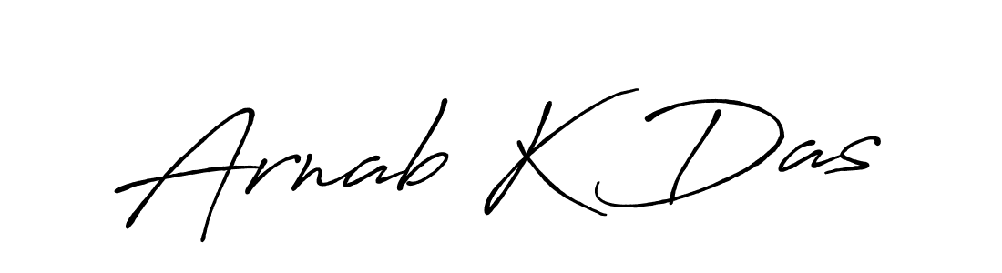 It looks lik you need a new signature style for name Arnab K Das. Design unique handwritten (Antro_Vectra_Bolder) signature with our free signature maker in just a few clicks. Arnab K Das signature style 7 images and pictures png