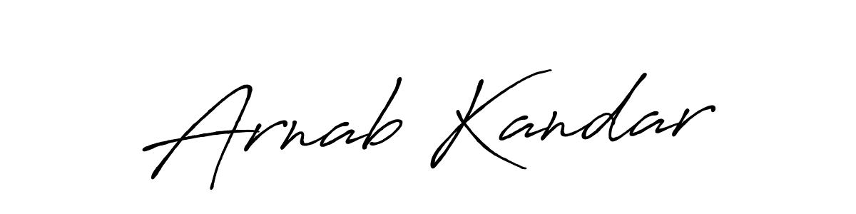 It looks lik you need a new signature style for name Arnab Kandar. Design unique handwritten (Antro_Vectra_Bolder) signature with our free signature maker in just a few clicks. Arnab Kandar signature style 7 images and pictures png
