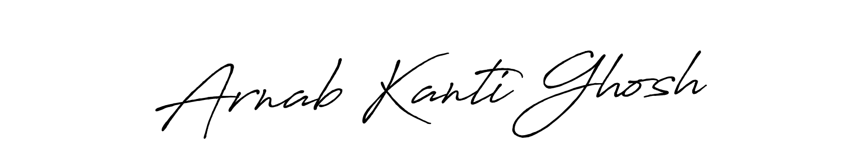 Design your own signature with our free online signature maker. With this signature software, you can create a handwritten (Antro_Vectra_Bolder) signature for name Arnab Kanti Ghosh. Arnab Kanti Ghosh signature style 7 images and pictures png