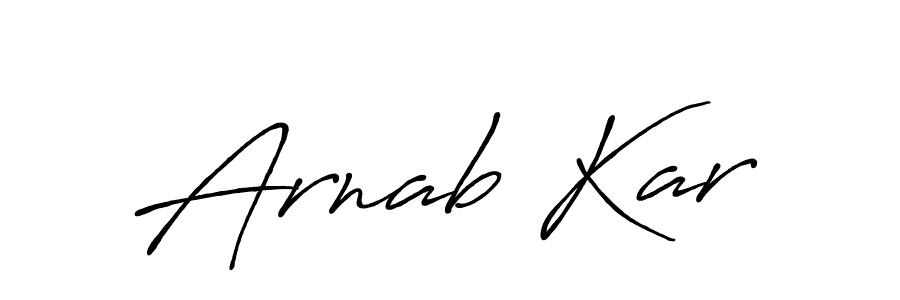 Arnab Kar stylish signature style. Best Handwritten Sign (Antro_Vectra_Bolder) for my name. Handwritten Signature Collection Ideas for my name Arnab Kar. Arnab Kar signature style 7 images and pictures png