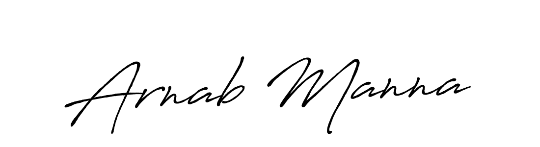 Use a signature maker to create a handwritten signature online. With this signature software, you can design (Antro_Vectra_Bolder) your own signature for name Arnab Manna. Arnab Manna signature style 7 images and pictures png