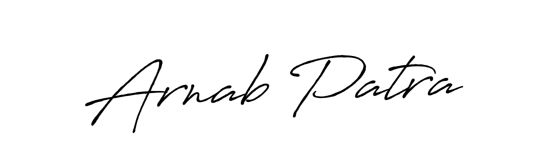 Arnab Patra stylish signature style. Best Handwritten Sign (Antro_Vectra_Bolder) for my name. Handwritten Signature Collection Ideas for my name Arnab Patra. Arnab Patra signature style 7 images and pictures png