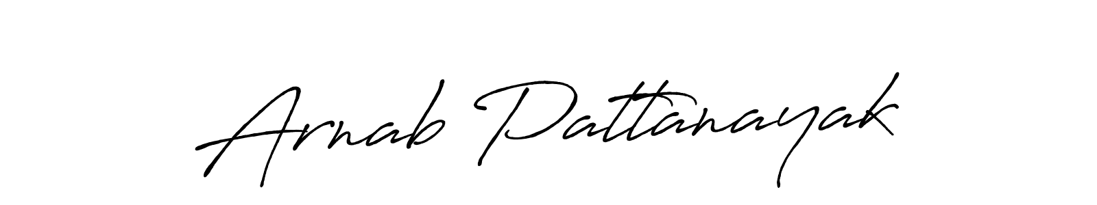 Make a beautiful signature design for name Arnab Pattanayak. With this signature (Antro_Vectra_Bolder) style, you can create a handwritten signature for free. Arnab Pattanayak signature style 7 images and pictures png
