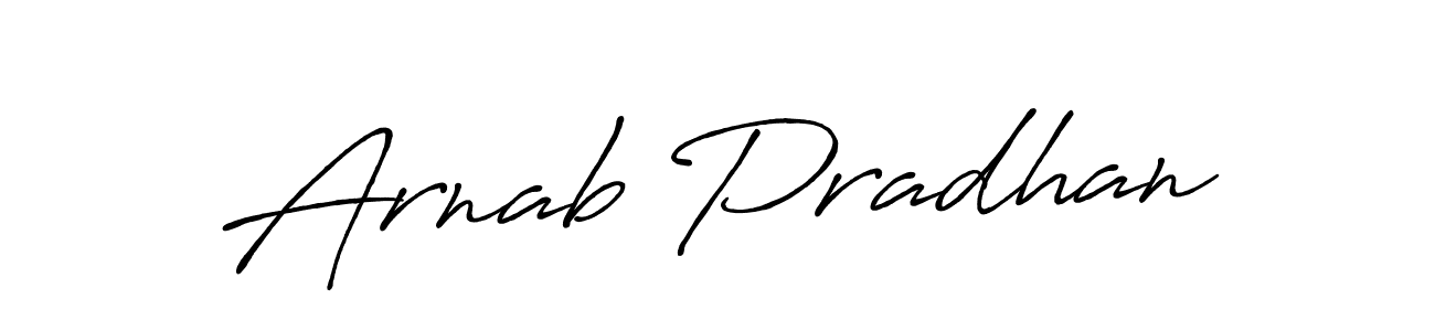 Use a signature maker to create a handwritten signature online. With this signature software, you can design (Antro_Vectra_Bolder) your own signature for name Arnab Pradhan. Arnab Pradhan signature style 7 images and pictures png