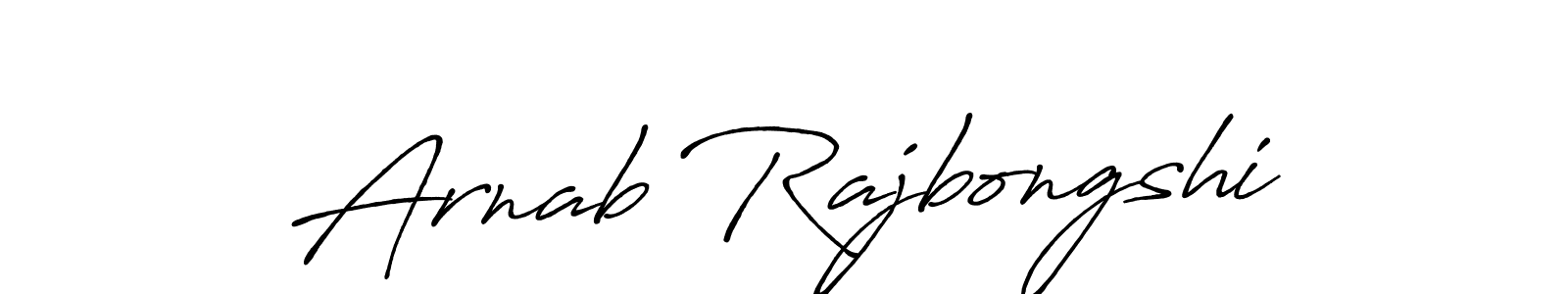 The best way (Antro_Vectra_Bolder) to make a short signature is to pick only two or three words in your name. The name Arnab Rajbongshi include a total of six letters. For converting this name. Arnab Rajbongshi signature style 7 images and pictures png