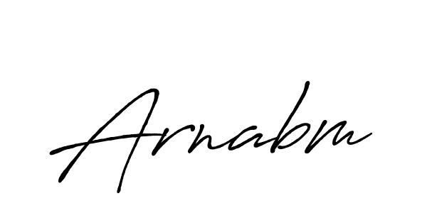 It looks lik you need a new signature style for name Arnabm. Design unique handwritten (Antro_Vectra_Bolder) signature with our free signature maker in just a few clicks. Arnabm signature style 7 images and pictures png