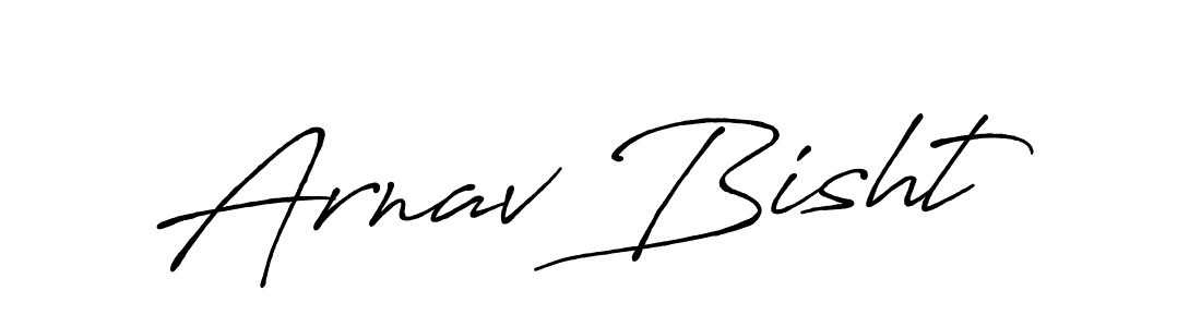 Also we have Arnav Bisht name is the best signature style. Create professional handwritten signature collection using Antro_Vectra_Bolder autograph style. Arnav Bisht signature style 7 images and pictures png