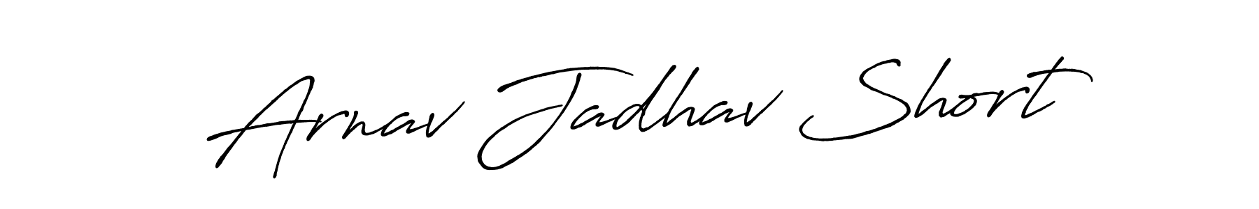 Also we have Arnav Jadhav Short name is the best signature style. Create professional handwritten signature collection using Antro_Vectra_Bolder autograph style. Arnav Jadhav Short signature style 7 images and pictures png