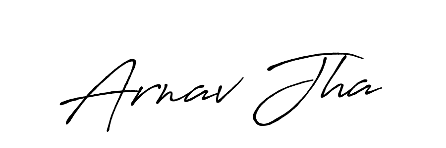 Make a beautiful signature design for name Arnav Jha. Use this online signature maker to create a handwritten signature for free. Arnav Jha signature style 7 images and pictures png