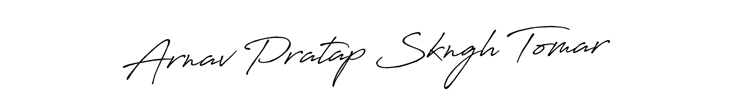 How to make Arnav Pratap Skngh Tomar name signature. Use Antro_Vectra_Bolder style for creating short signs online. This is the latest handwritten sign. Arnav Pratap Skngh Tomar signature style 7 images and pictures png