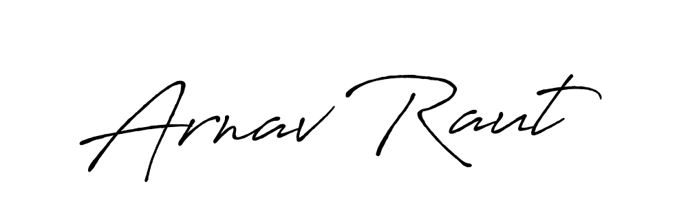 Also You can easily find your signature by using the search form. We will create Arnav Raut name handwritten signature images for you free of cost using Antro_Vectra_Bolder sign style. Arnav Raut signature style 7 images and pictures png