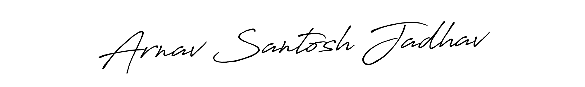 Once you've used our free online signature maker to create your best signature Antro_Vectra_Bolder style, it's time to enjoy all of the benefits that Arnav Santosh Jadhav name signing documents. Arnav Santosh Jadhav signature style 7 images and pictures png