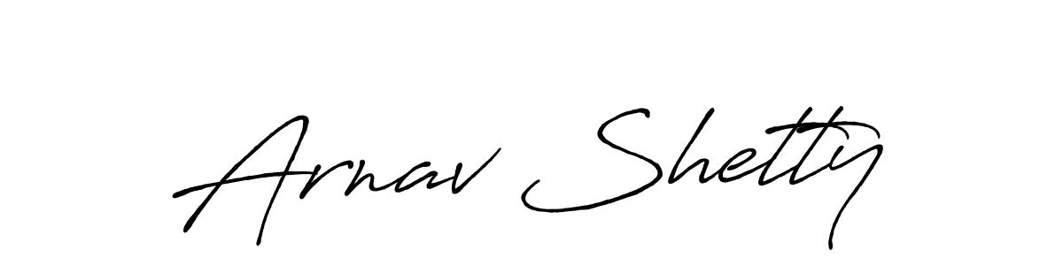 It looks lik you need a new signature style for name Arnav Shetty. Design unique handwritten (Antro_Vectra_Bolder) signature with our free signature maker in just a few clicks. Arnav Shetty signature style 7 images and pictures png