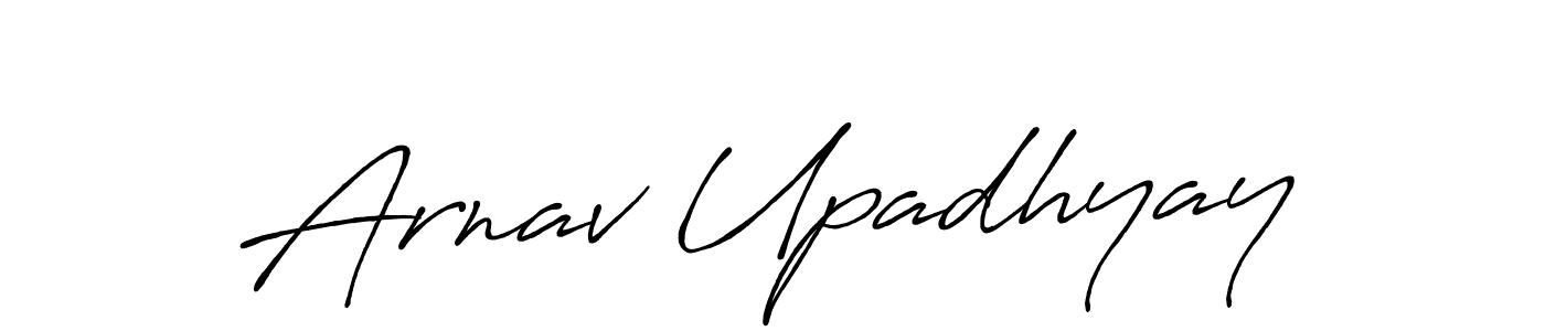 Also we have Arnav Upadhyay name is the best signature style. Create professional handwritten signature collection using Antro_Vectra_Bolder autograph style. Arnav Upadhyay signature style 7 images and pictures png