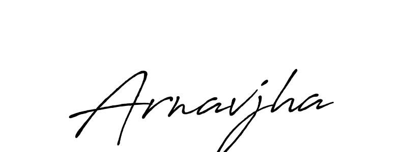 Arnavjha stylish signature style. Best Handwritten Sign (Antro_Vectra_Bolder) for my name. Handwritten Signature Collection Ideas for my name Arnavjha. Arnavjha signature style 7 images and pictures png