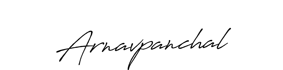 How to make Arnavpanchal signature? Antro_Vectra_Bolder is a professional autograph style. Create handwritten signature for Arnavpanchal name. Arnavpanchal signature style 7 images and pictures png