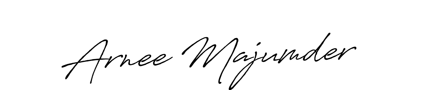 Also You can easily find your signature by using the search form. We will create Arnee Majumder name handwritten signature images for you free of cost using Antro_Vectra_Bolder sign style. Arnee Majumder signature style 7 images and pictures png