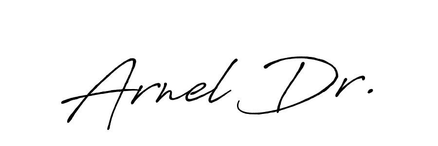 Arnel Dr. stylish signature style. Best Handwritten Sign (Antro_Vectra_Bolder) for my name. Handwritten Signature Collection Ideas for my name Arnel Dr.. Arnel Dr. signature style 7 images and pictures png