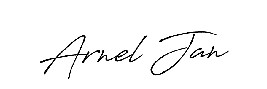 How to make Arnel Jan signature? Antro_Vectra_Bolder is a professional autograph style. Create handwritten signature for Arnel Jan name. Arnel Jan signature style 7 images and pictures png
