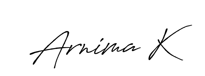 This is the best signature style for the Arnima K name. Also you like these signature font (Antro_Vectra_Bolder). Mix name signature. Arnima K signature style 7 images and pictures png