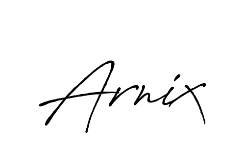 Also You can easily find your signature by using the search form. We will create Arnix name handwritten signature images for you free of cost using Antro_Vectra_Bolder sign style. Arnix signature style 7 images and pictures png