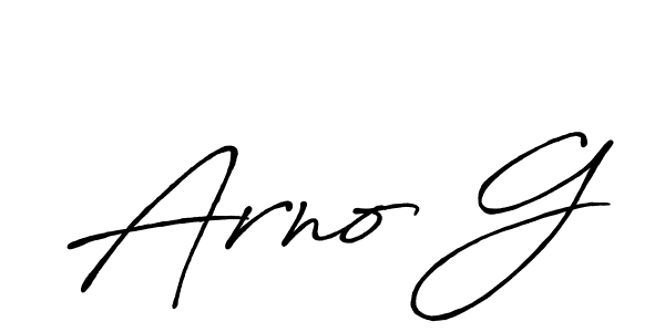 Make a beautiful signature design for name Arno G. With this signature (Antro_Vectra_Bolder) style, you can create a handwritten signature for free. Arno G signature style 7 images and pictures png